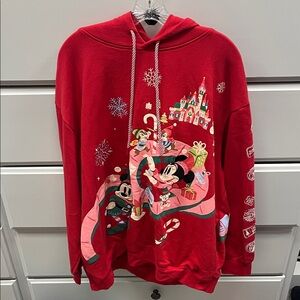 Disney Christmas Hoodie with Festive Characters